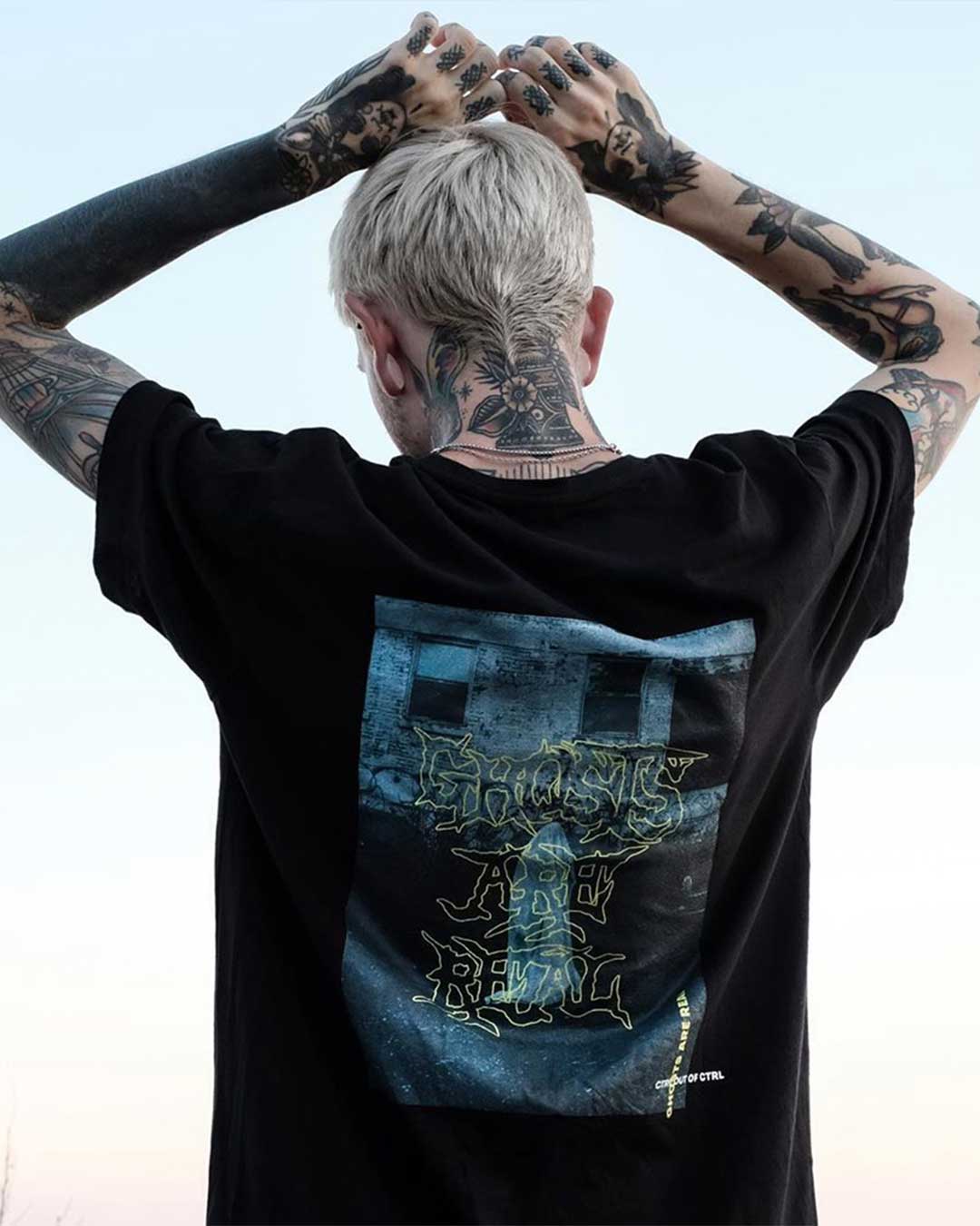 Ghosts Are Real T-Shirt Black | CONTROL 